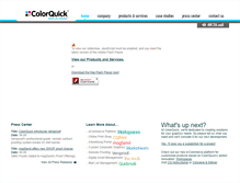 Tablet Screenshot of colorquick.com